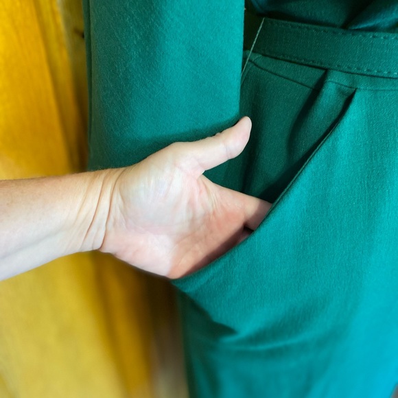 GRACE & GLAM EVITA WIGGLE DRESS EMERALD GREEN - Picture 8 of 8